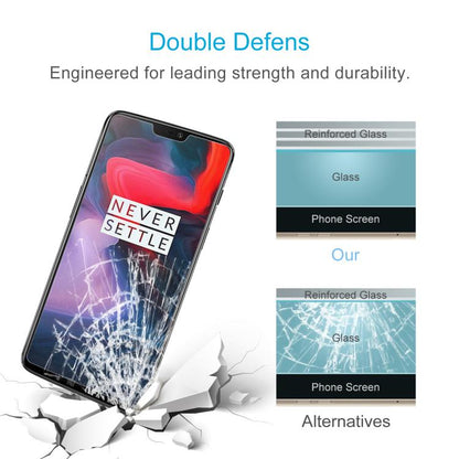 50 ชิ้น 0.26mm 9H 2.5D ฟิล์มกระจกนิรภัยสำหรับ OnePlus 6, For 6 (50 PCS)