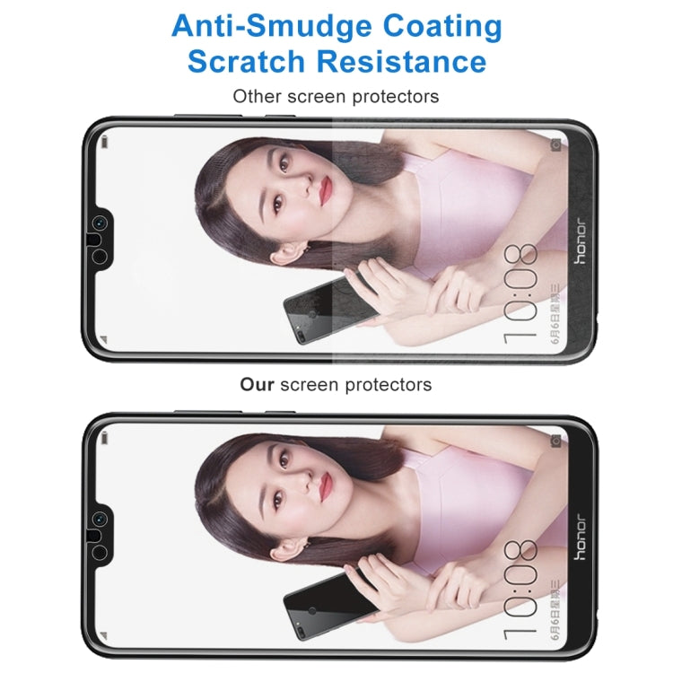 2 ชิ้น 0.26 มิลลิเมตร 9H 2.5D ฟิล์มกระจกนิรภัยสำหรับหัวเว่ยเกียรติ 9i, For Honor 9i