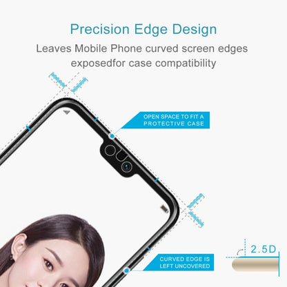 10 ชิ้น 0.26 มิลลิเมตร 9H 2.5D ฟิล์มกระจกนิรภัยสำหรับหัวเว่ยเกียรติ 9i, For Honor 9i