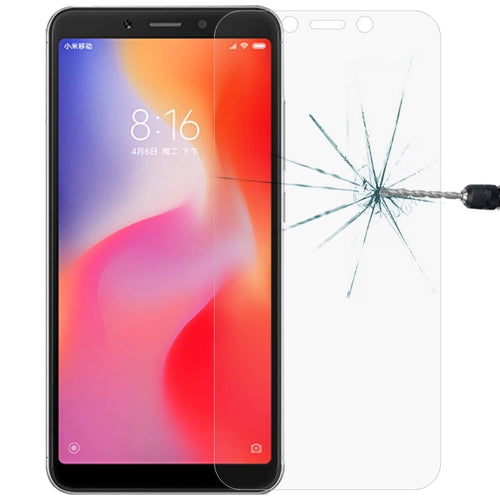 ฟิล์มกระจกนิรภัย 0.26mm 9H 2.5D สำหรับ Xiaomi Redmi 6, For Redmi 6