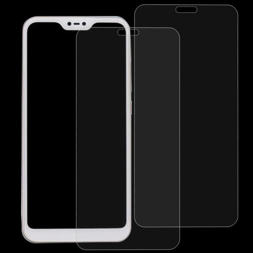 2 PCS 0.26mm 9H 2.5D ฟิล์มกระจกนิรภัยสำหรับ Xiaomi Redmi 6 Pro / Mi A2 Lite, For Redmi 6 Pro