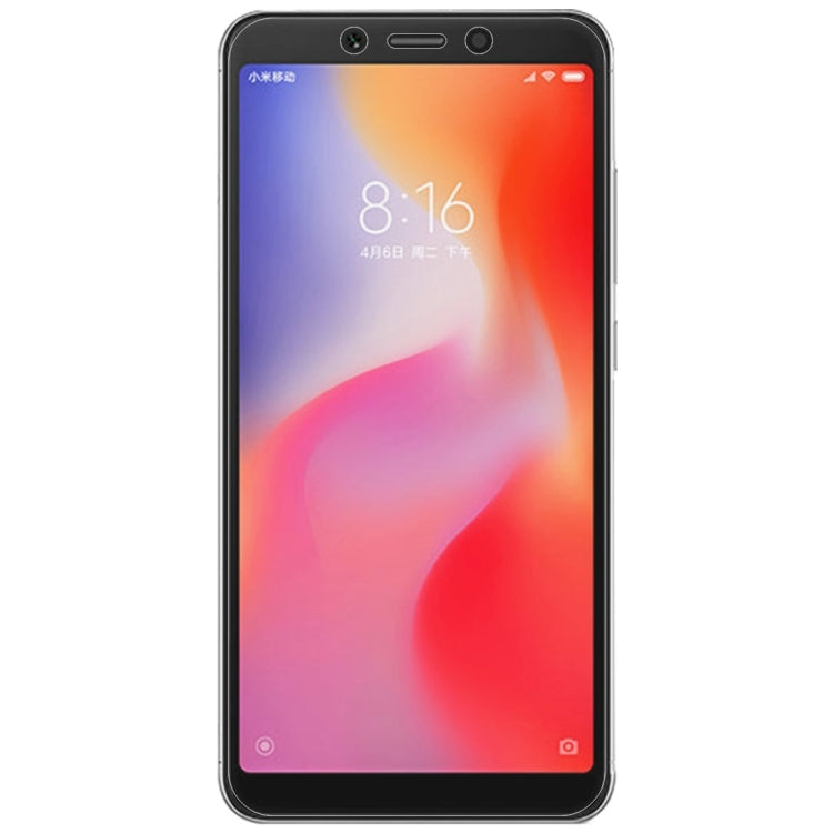 50 ชิ้น 0.26mm 9H 2.5D ฟิล์มกระจกนิรภัยสำหรับ Xiaomi Redmi 6A ไม่มีแพ็คเกจขายปลีก, For Redmi 6A (50 PCS)