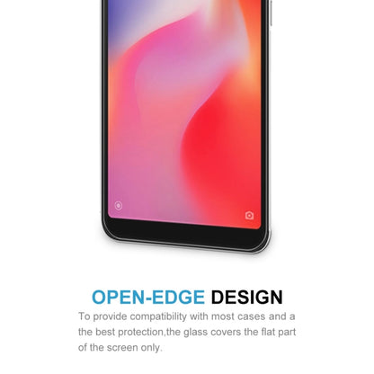 50 ชิ้น 0.26mm 9H 2.5D ฟิล์มกระจกนิรภัยสำหรับ Xiaomi Redmi 6A ไม่มีแพ็คเกจขายปลีก, For Redmi 6A (50 PCS)