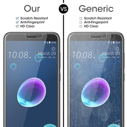 ฟิล์มกระจกนิรภัย 0.26 มม. 9H 2.5D สำหรับ HTC Desire 12, For Desire 12(1 PC)