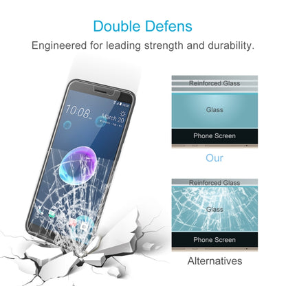 ฟิล์มกระจกนิรภัย 0.26 มม. 9H 2.5D สำหรับ HTC Desire 12, For Desire 12(1 PC)