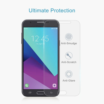 ฟิล์มกระจกนิรภัย 0.26mm 9H 2.5D สำหรับ Samsung Galaxy J7 V, For Galaxy J7 V(1 PC)