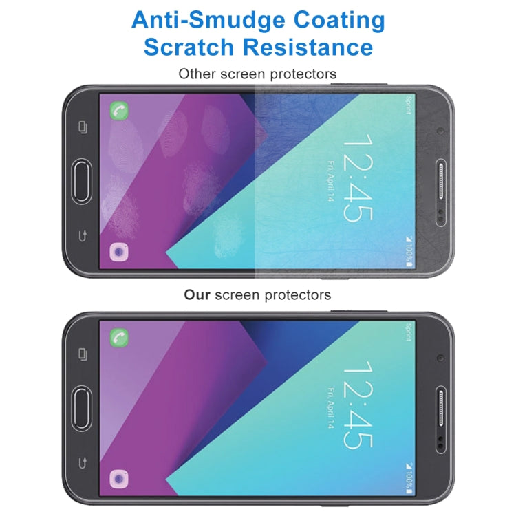 ฟิล์มกระจกนิรภัย 0.26mm 9H 2.5D สำหรับ Samsung Galaxy J7 V, For Galaxy J7 V(1 PC)