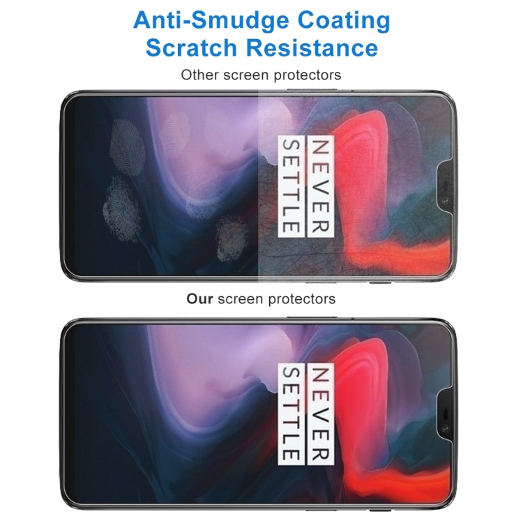 ฟิล์มกระจกนิรภัย 0.26 มม. 9H 2.5D สำหรับ OnePlus 6, For OnePlus 6 (1 PCS)