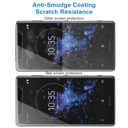 ฟิล์มกระจกนิรภัย 0.26 มม. 9H 2.5D สำหรับ Sony XZ2 Premium, For XZ2 Premium (1pc)