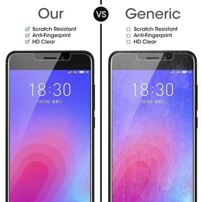 10 ชิ้น 0.26 มิลลิเมตร 9H 2.5D ฟิล์มกระจกนิรภัยสำหรับ Meizu M6, For M6(10 PCS)