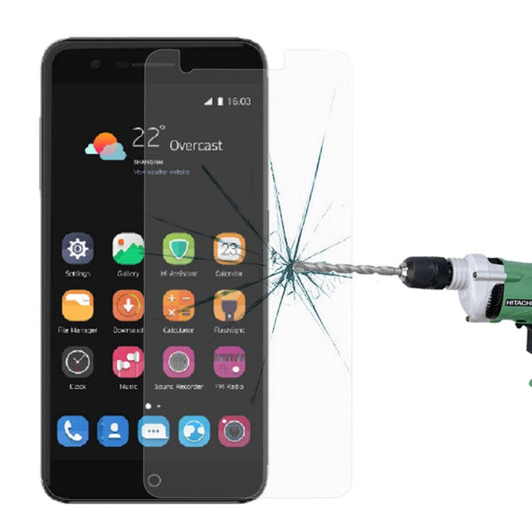 สำหรับ ZTE Blade V8 Lite / V8 Mini 0.26mm 9H ความแข็งพื้นผิวป้องกันการระเบิดไม่เต็มหน้าจอฟิล์มกระจกนิรภัย