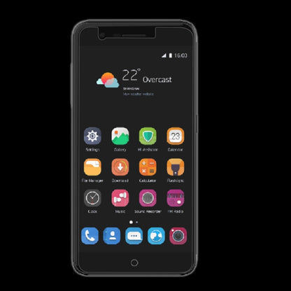 สำหรับ ZTE Blade V8 Lite / V8 Mini 0.26mm 9H ความแข็งพื้นผิวป้องกันการระเบิดไม่เต็มหน้าจอฟิล์มกระจกนิรภัย