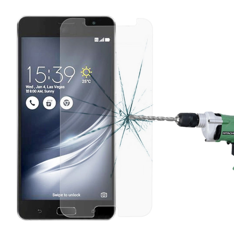 สำหรับ ASUS ZenFone AR / ZS571KL 0.26mm 9H ความแข็งพื้นผิวป้องกันการระเบิดแบบเต็มหน้าจอฟิล์มกระจกนิรภัย, For ZenFone AR / ZS571KL