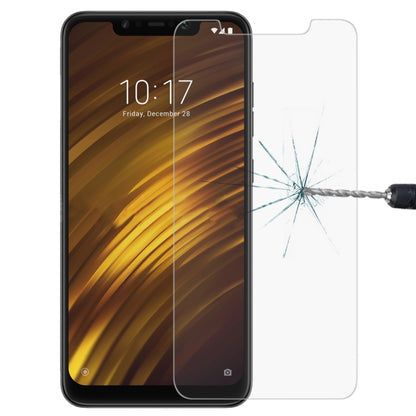 ฟิล์มกระจกนิรภัย 0.26 มม. 9H 2.5D สำหรับ Xiaomi POCO F1, For Xiaomi POCO F1(1 PC)
