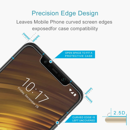 2 ชิ้น 0.26 มิลลิเมตร 9H 2.5D ฟิล์มกระจกนิรภัยสำหรับ Xiaomi POCO F1, For Xiaomi POCO F1(2 PCS)