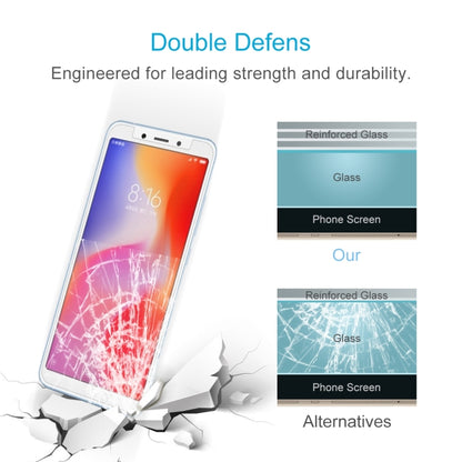10 ชิ้น 9H 2.5D ฟิล์มกระจกนิรภัยสำหรับ Xiaomi Redmi 6A, For 6A