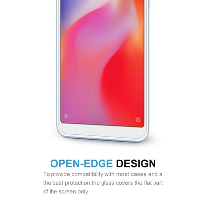 10 ชิ้น 9H 2.5D ฟิล์มกระจกนิรภัยสำหรับ Xiaomi Redmi 6A, For 6A