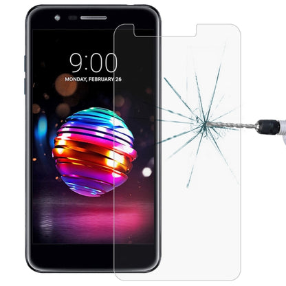ฟิล์มกระจกนิรภัย 0.26 มม. 9H 2.5D สำหรับ LG K11 (2018), For LG K11 (2018) (1 PC)