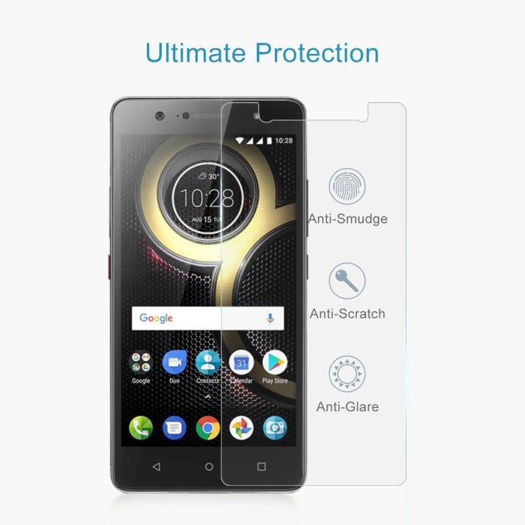 ฟิล์มกระจกนิรภัย 0.26 มม. 9H 2.5D สำหรับ Lenovo K8 Plus, For K8 Plus