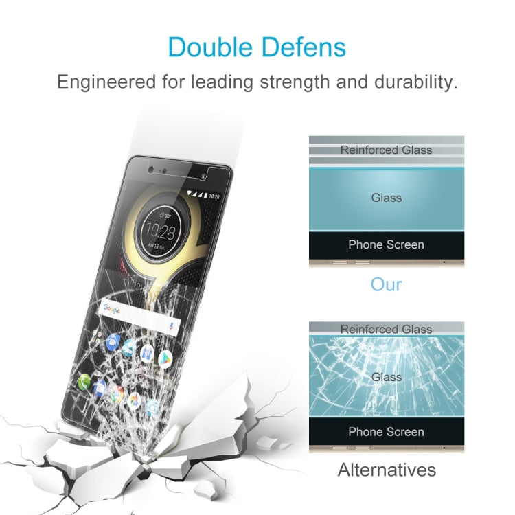 ฟิล์มกระจกนิรภัย 0.26 มม. 9H 2.5D สำหรับ Lenovo K8 Plus, For K8 Plus