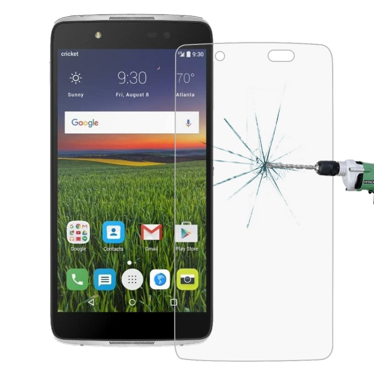10 ชิ้นสำหรับ Alcatel Idol 4 0.26 มิลลิเมตร 9H ความแข็งพื้นผิว 2.5D ฟิล์มกระจกนิรภัยป้องกันการระเบิด