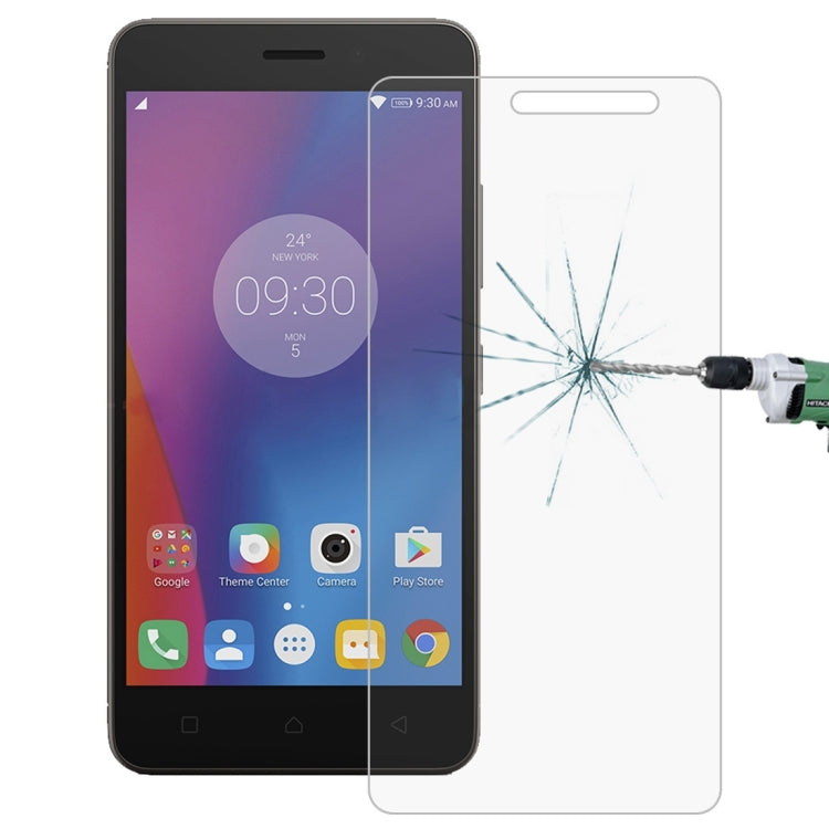 สำหรับ Lenovo K6 และ A Plus 0.26mm 9H ความแข็งพื้นผิว 2.5D ฟิล์มกระจกนิรภัยป้องกันการระเบิด