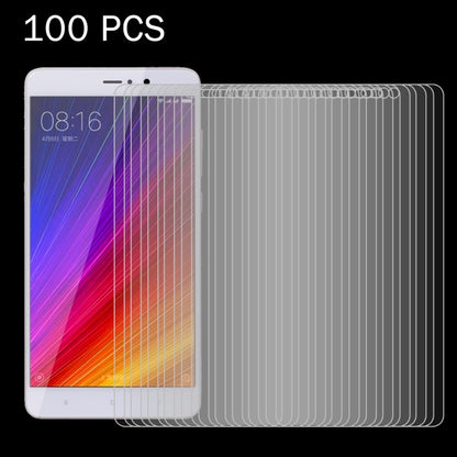 100 ชิ้นสำหรับ Xiaomi Mi 5s บวก 0.26 มิลลิเมตร 9H ความแข็งพื้นผิว 2.5D ฟิล์มกระจกนิรภัยป้องกันการระเบิด, For Xiaomi Mi 5s Plus(100pcs)