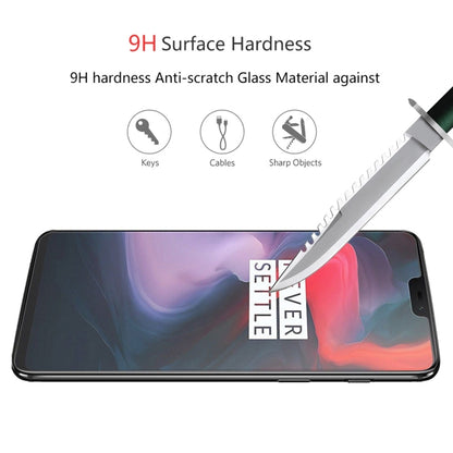 5 ชิ้น ENKAY Hat-prince 0.26mm 9H 2.5D ฟิล์มกระจกนิรภัยขอบโค้งสำหรับ OnePlus 6T และ 7, For OnePlus 6T & 7 (5 PCS)