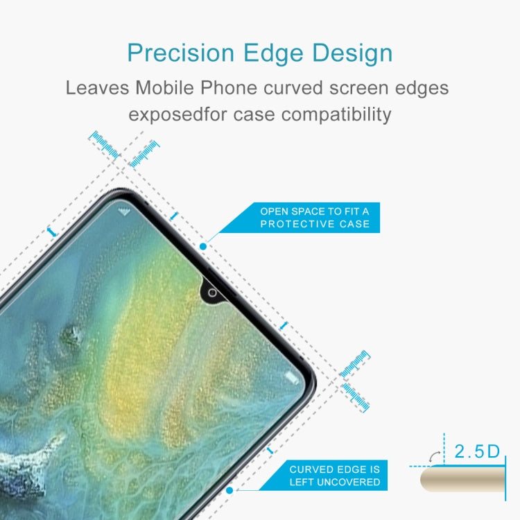ฟิล์มกระจกนิรภัยใส 0.26 มม. 9H 2.5D สำหรับ Huawei Mate 20 X, For Mate 20 X (1 PC)