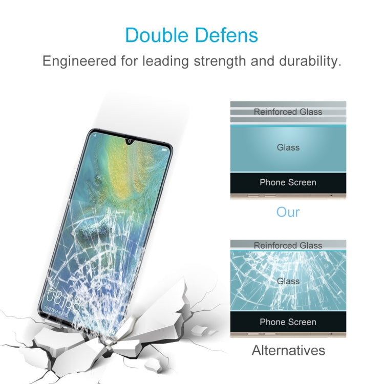 ฟิล์มกระจกนิรภัยใส 0.26 มม. 9H 2.5D สำหรับ Huawei Mate 20 X, For Mate 20 X (1 PC)