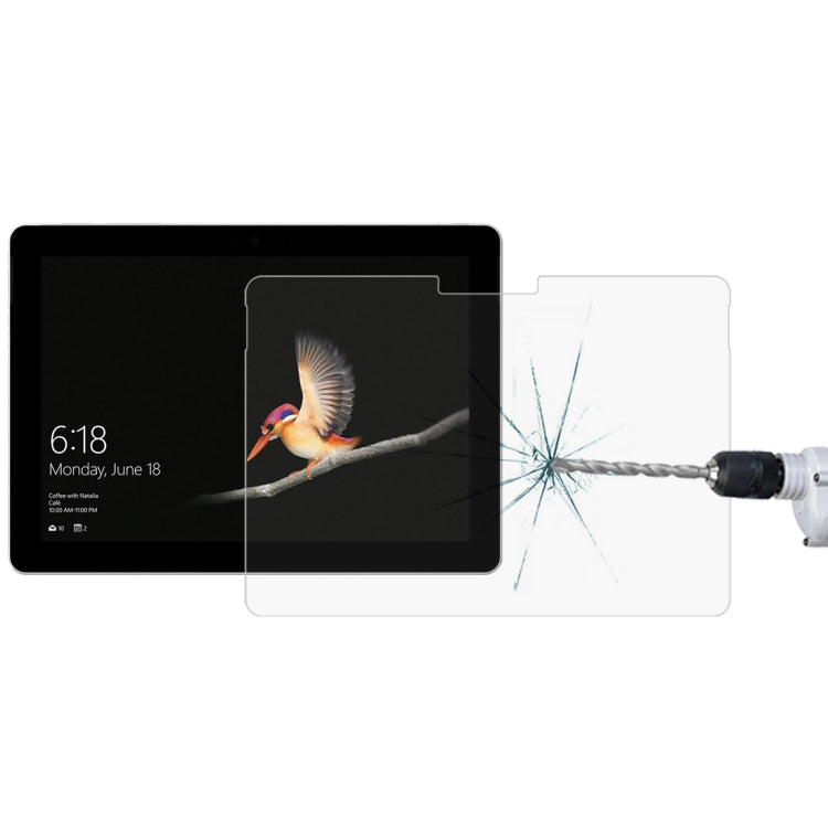 ฟิล์มกระจกนิรภัยป้องกันการระเบิดความแข็งพื้นผิว 0.26 มม. 9H สำหรับ Microsoft Surface Go 10.0, For Surface Go