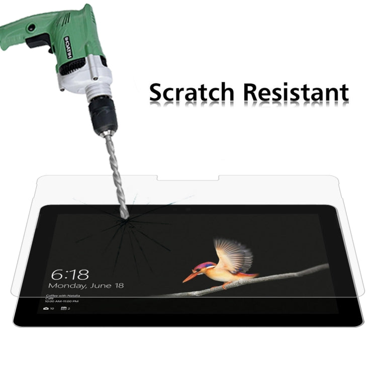 ฟิล์มกระจกนิรภัยป้องกันการระเบิดความแข็งพื้นผิว 0.26 มม. 9H สำหรับ Microsoft Surface Go 10.0, For Surface Go
