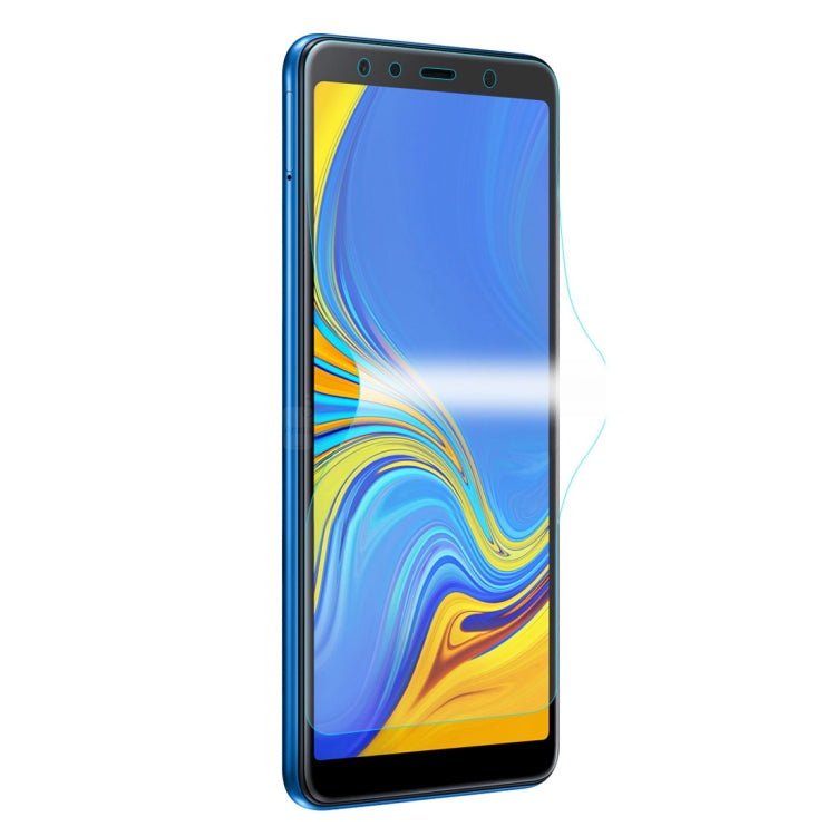 ENKAY Hat-Prince 0.1 มม. 3D แบบเต็มหน้าจอป้องกันฟิล์มไฮโดรเจลป้องกันการระเบิดสำหรับ Samsung Galaxy A7 (2018), วัสดุ TPU + TPE + PET, Galaxy A7 (2018)