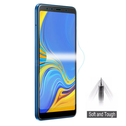 ENKAY Hat-Prince 0.1 มม. 3D แบบเต็มหน้าจอป้องกันฟิล์มไฮโดรเจลป้องกันการระเบิดสำหรับ Samsung Galaxy A7 (2018), วัสดุ TPU + TPE + PET, Galaxy A7 (2018)