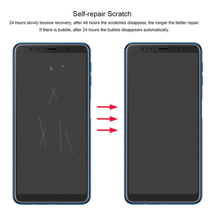 ENKAY Hat-Prince 0.1 มม. 3D แบบเต็มหน้าจอป้องกันฟิล์มไฮโดรเจลป้องกันการระเบิดสำหรับ Samsung Galaxy A7 (2018), วัสดุ TPU + TPE + PET, Galaxy A7 (2018)