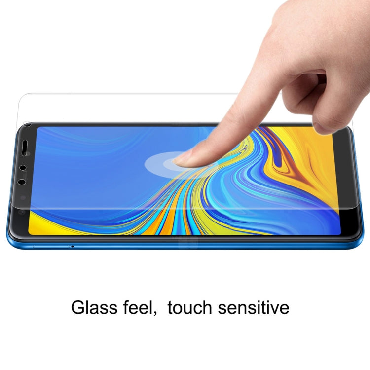 ENKAY Hat-Prince 0.1 มม. 3D แบบเต็มหน้าจอป้องกันฟิล์มไฮโดรเจลป้องกันการระเบิดสำหรับ Samsung Galaxy A7 (2018), วัสดุ TPU + TPE + PET, Galaxy A7 (2018)