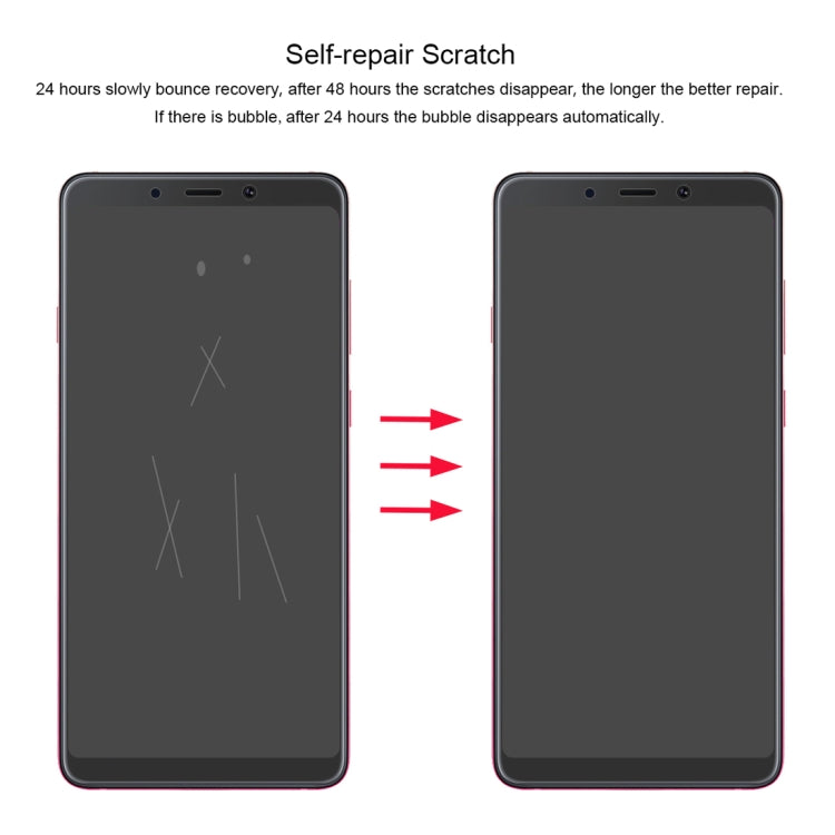 ENKAY Hat-Prince 0.1 มม. 3D แบบเต็มหน้าจอป้องกันฟิล์มไฮโดรเจลป้องกันการระเบิดสำหรับ Samsung Galaxy A9 (2018), วัสดุ TPU + TPE + PET, Galaxy A9 (2018)