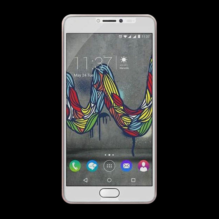 สำหรับ Wiko U Feel Fab 0.26 มม. 9H ความแข็งพื้นผิวป้องกันการระเบิดแบบเต็มหน้าจอฟิล์มกระจกนิรภัย, 1pc