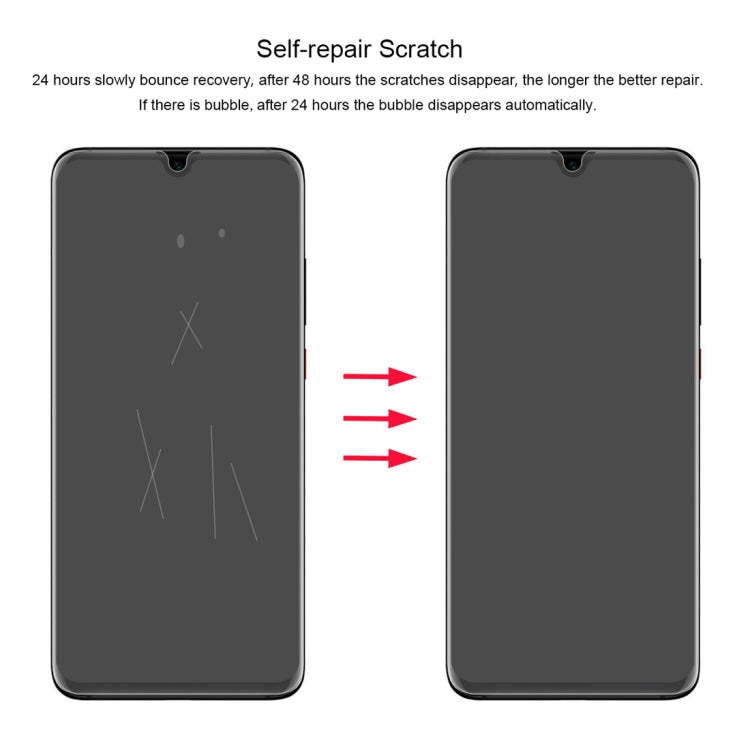 ENKAY Hat-Prince 0.1 มม. 3D แบบเต็มหน้าจอป้องกันฟิล์มไฮโดรเจลป้องกันการระเบิดสำหรับ Huawei P30 Lite, Huawei P30 Lite