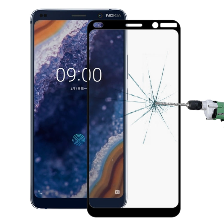 9H 9D Full Screen กระจกเทมเปอร์ปกป้องหน้าจอสำหรับ Nokia 9, Nokia 9