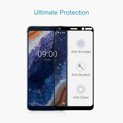 9H 9D Full Screen กระจกเทมเปอร์ปกป้องหน้าจอสำหรับ Nokia 9, Nokia 9