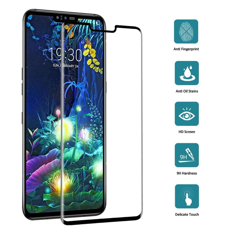 ฟิล์มกระจกนิรภัยแบบเต็มหน้าจอ 9H 3D สำหรับ LG V50 ThinQ 5G, For LG V50 ThinQ 5G(1 PC)