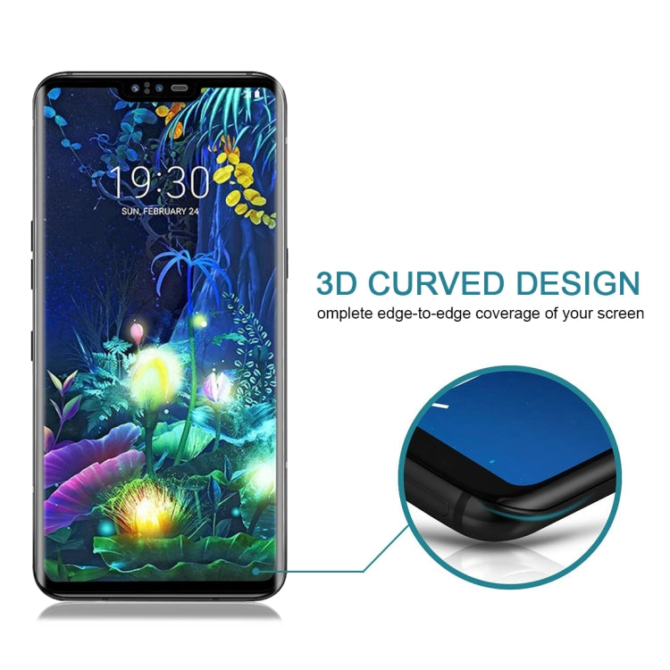 ฟิล์มกระจกนิรภัยแบบเต็มหน้าจอ 9H 3D สำหรับ LG V50 ThinQ 5G, For LG V50 ThinQ 5G(1 PC)