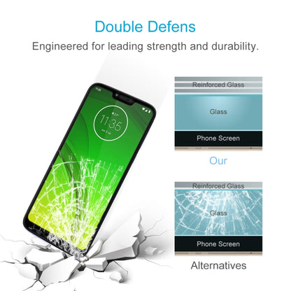 9H 9D กระจกนิรภัยแบบเต็มหน้าจอป้องกันหน้าจอสำหรับ Motorola Moto G7 Power, Motorola Moto G7 Power