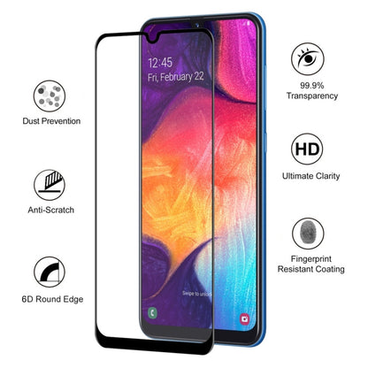 ENKAY HatPrince 0.26mm 9H 6D ฟิล์มกระจกนิรภัยแบบเต็มหน้าจอโค้งสำหรับ Galaxy A30 / A50, For Galaxy A30 / A50