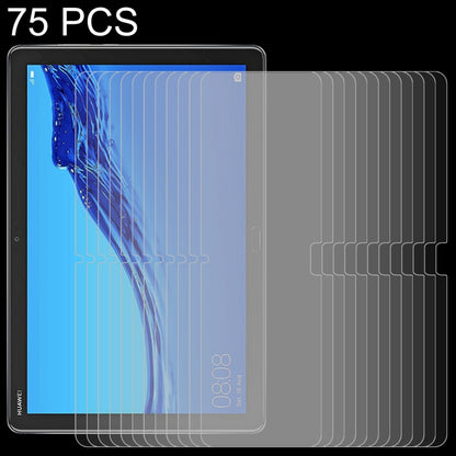 75 ชิ้น 0.26mm 9H ความแข็งพื้นผิวฟิล์มกระจกนิรภัยป้องกันการระเบิดสำหรับ Huawei MediaPad M5 lite 10.1, For MediaPad M5 lite