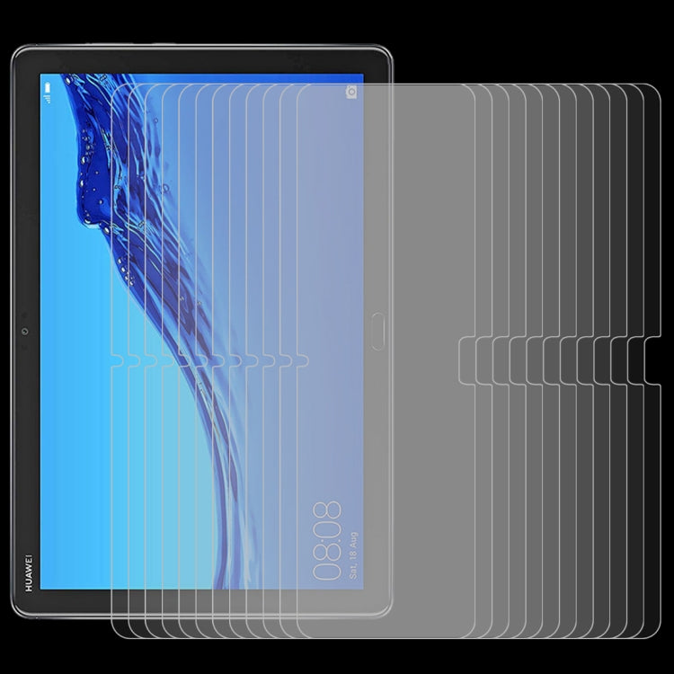 75 ชิ้น 0.26mm 9H ความแข็งพื้นผิวฟิล์มกระจกนิรภัยป้องกันการระเบิดสำหรับ Huawei MediaPad M5 lite 10.1, For MediaPad M5 lite