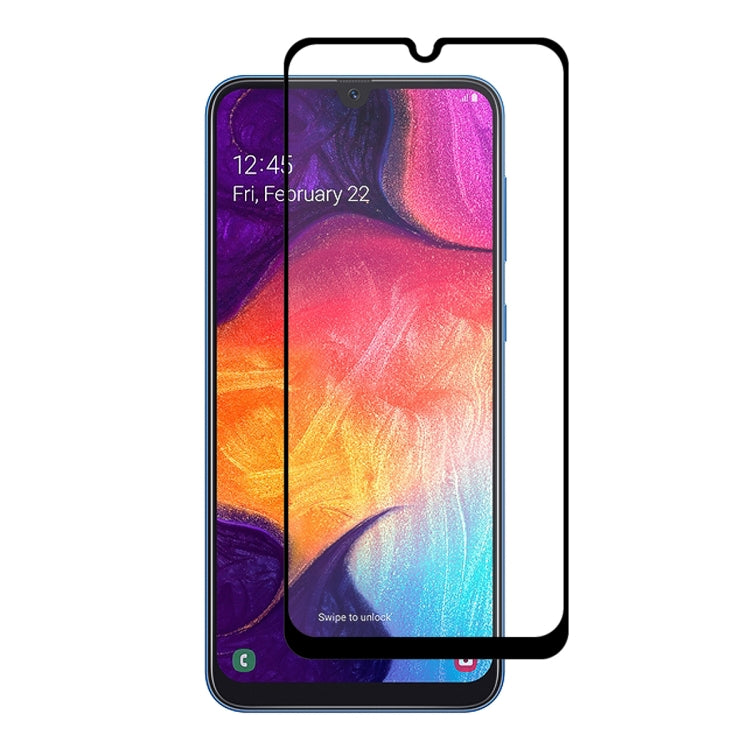 ENKAY HatPrince 0.26mm 9H 2.5D ฟิล์มกระจกนิรภัยขอบโค้งสำหรับ Galaxy A30 / A50