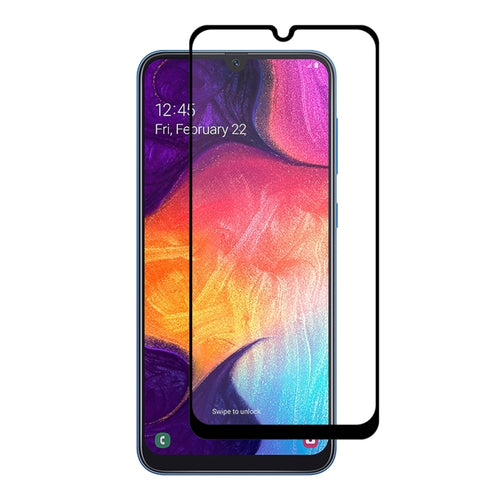 ENKAY HatPrince 0.26mm 9H 2.5D ฟิล์มกระจกนิรภัยขอบโค้งสำหรับ Galaxy A30 / A50