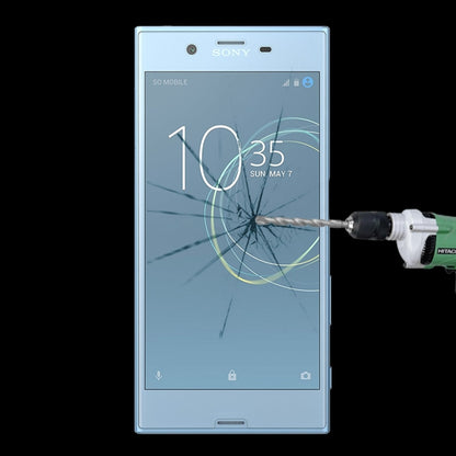 สำหรับ Sony Xperia XZs 0.26mm 9H ความแข็งพื้นผิวป้องกันการระเบิดแบบเต็มหน้าจอฟิล์มกระจกนิรภัย, For Xperia XZs